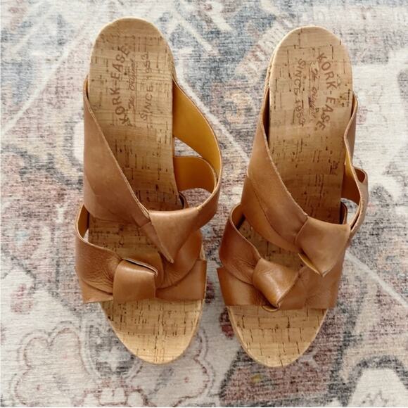 Kork Ease Sammi Cork Wedge Sandals Size 9 New - Picture 3 of 7